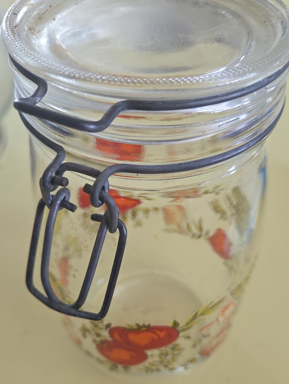 1970's France Arc Spice of Life Glass Canister